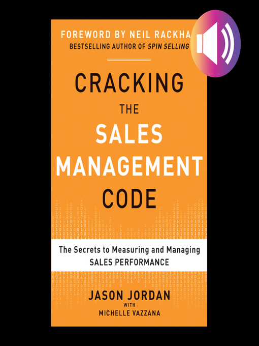 Title details for Cracking the Sales Management Code by Jason Jordan - Wait list